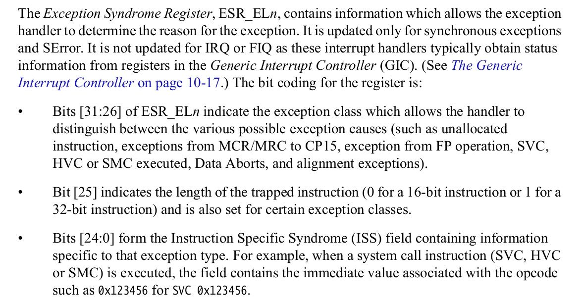 ESR info